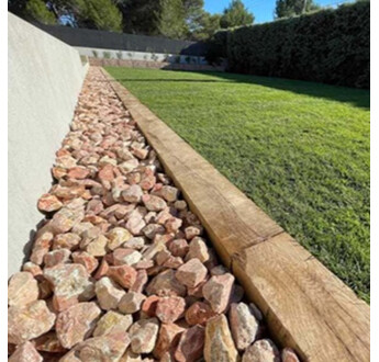 TRAVERSE NEUVE CHENE IMPREGNEE MARRON 20X12X2M00