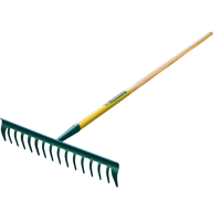 RATEAU DUOPRO 16 DENTS COURBES MANCHE BOIS