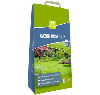 GAZON RUSTIQUE 5KG LES INEDITS GAZ4603