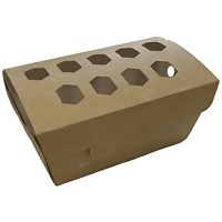 BARQUETTE CARTON 500G COD5295 DECOR FRAISES PERRET - CARTON DE 400