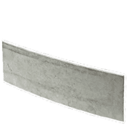 VOLIGE BORD'FLEX ACIER GALVA HT 150MM X EP 2 X LG 1,97M + 2 PIEUX ET BOULONNERIE