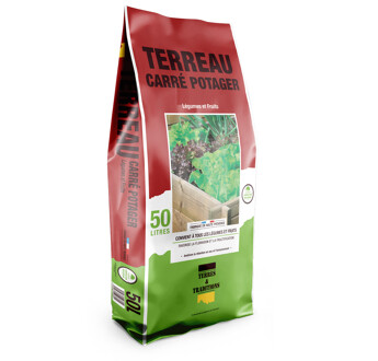 TERREAU TERRES & TRADITIONS CARRE POTAGER SAC50L