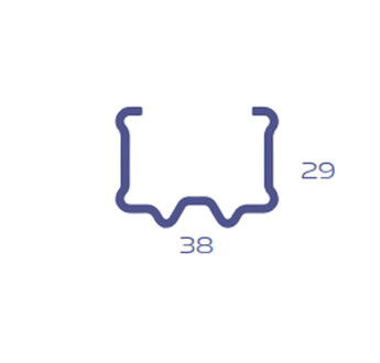 PIQUET GALVA POSVIMAN CH2 1M80 Z275 EP1.8MM LINGUET