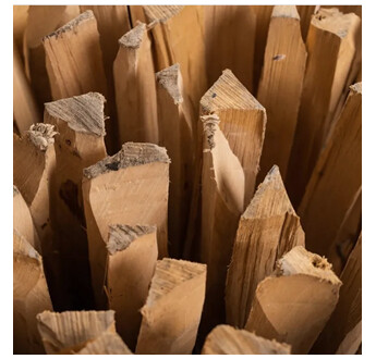 CLOTURE GANIVELLE ACACIA 1M00 X 10ML ESP 9/10CM LATTES FENDUES