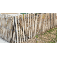 CLOTURE GANIVELLE ACACIA 0M80 X 10ML ESP 4/6CM LATTES FENDUES