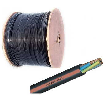 AQUA CABLE 1000 RO2V 4G 10,0 MM2 - 2P + N + T