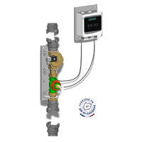 COMPTEUR PROGRAMMABLE AVEC AUTOMATE A CLAVIER DEBITMETRE CAPTEUR ET VANNE