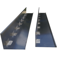 BORDURE DE TOITURE ALU GREEN ROOF - 100/80 X L2M40 - LOT DE 2