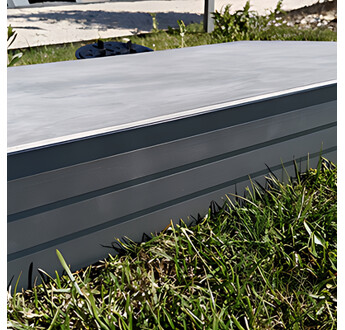 PROFILE TERRASSE BORDALU T8 ANTHRACITE 8CMX2,2M