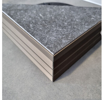 PROFILE TERRASSE BORDALU T8 ALU ANODISE 8CMX2,2M