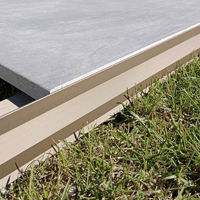 PROFILE TERRASSE BORDALU T6 ALU ANODISE 6CMX2,2M