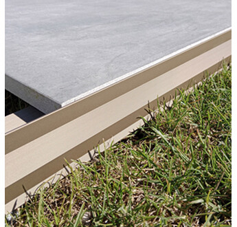 PROFILE TERRASSE BORDALU T6 BRONZE ANODISE 6CMX2,2M