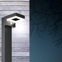 BORNE SOLAIRE A DETECTEUR DE MOUVEMENT - 600 LUMENS