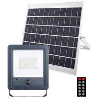 PROJECTEUR SOLAIRE MULTI FONCTION 5 EN 1 6000K - 1500 LUMENS