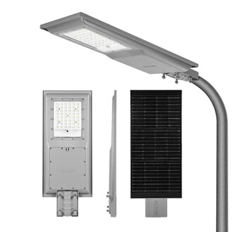 LAMPADAIRE SOLAIRE - 2000 LUMENS