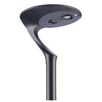 TETE DE LAMPADAIRE PRO A DETECTEUR DE MOUVEMENT 2800LM 3000K/4000K BATTERIE LIFEPO4 12.8V 154WH IP65