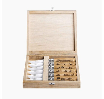 COFFRET OPINEL N°08 COLLECTION ANIMALIA 6 COUTEAUX