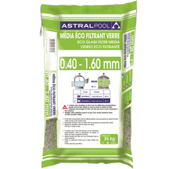 VERRE ECO FILTRANT 0,4 - 1,6 MM SAC 25 KG