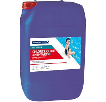 CHLORE ANTITARTRE PISCINE 20L