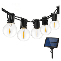 GUIRLANDE SOLAIRE AMBIANCE BLANC CHAUD 3000K L5.5M BATTERIE LITHIUM 3.7V 15AH IP44