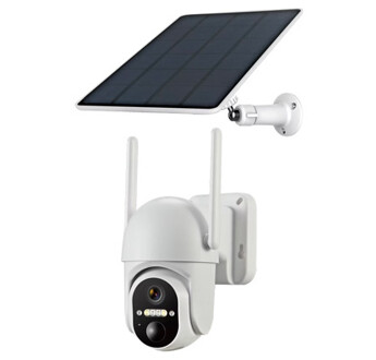 CAMERA WIFI SOLAIRE MOTORISEE EXTERIEURE IP65 APPLI TUYA - COMPATIBLE IOS/ANDROID