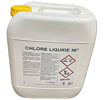 HYPOCHLORITE DE SODIUM 36 DEGRES NEWPOOL'S