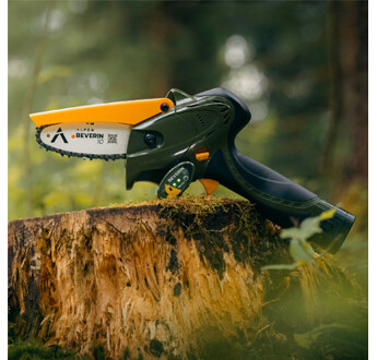 TRONCONNEUSE ELECTRIQUE AVEC 2 BATTERIES BEVERIN 10 ALPEN