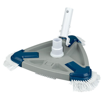 BALAI TRIANGULAIRE AVEC BROSSES BLUE LINE PISCINE LINER