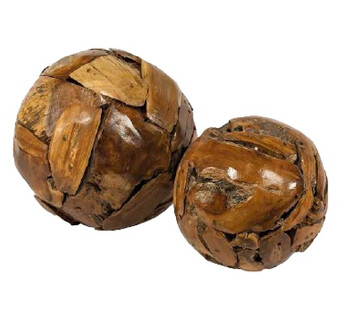 SPHERE DECORATIVE BOIS MANGROVE