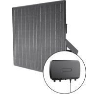 PANNEAU SOLAIRE 9V 24W 390X360X15MM + BATTERIE 3.2V 24AH