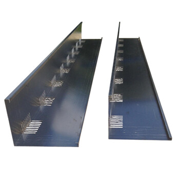 BORDURE DE TOITURE ALU GREEN ROOF - 400/350 X L2M40 - LOT DE 2