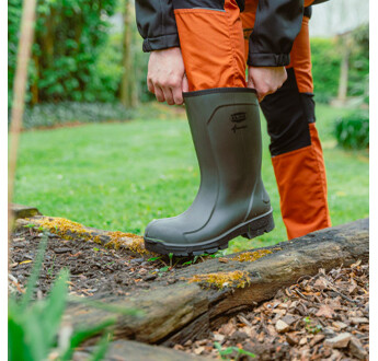 DEMI BOTTE DE TRAVAIL ALLWORKER 04 COURT VERT