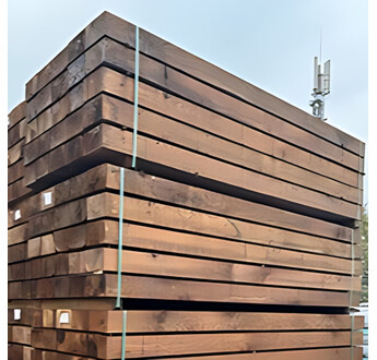 TRAVERSE NEUVE CHENE IMPREGNEE MARRON 20X10X2M60
