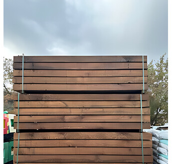TRAVERSE NEUVE CHENE IMPREGNEE MARRON 20X10X2M60