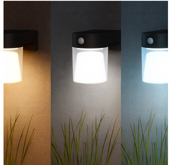 APPLIQUE MURALE SOLAIRE 500 LUMENS 3000/4000/6500K
