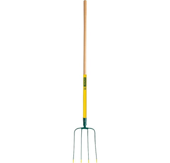 FOURCHE A FUMIER 4 DENTS DOUILLE MANCHE BOIS FISKARS-LEBORGNE 421301