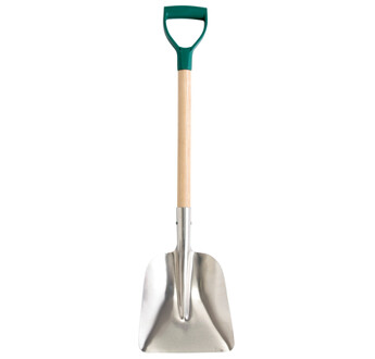 PELLE AUTO DURAL MANCHE BOIS AVEC POIGNEE PLASTIQUE FISKARS-LEBORGNE 9241