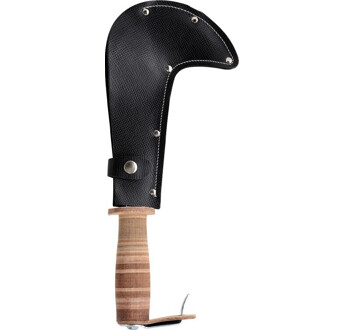 SERPE CHASSEUR 20 CM AVEC ETUI CUIR LEBORGNE 260202