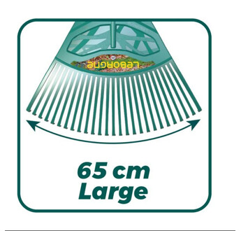 BALAI GAZON XL 27 DENTS MANCHE BOIS