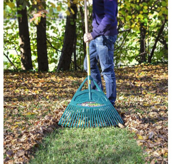 BALAI GAZON XL 27 DENTS MANCHE BOIS