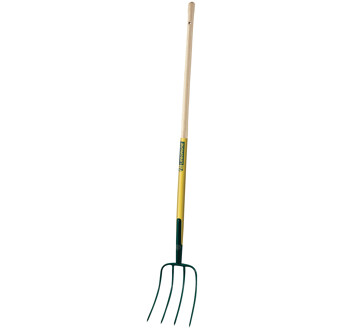 FOURCHE FUMIER 4 DENTS SOIE MANCHE BOIS FISKARS-LEBORGNE 425301