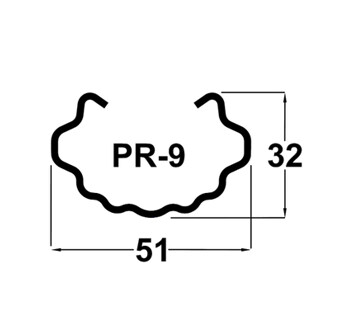PIQUET GALVA POSVIMAN 1M60 PR9 Z275 EP1.5MM ENCOCHE ZCH-N