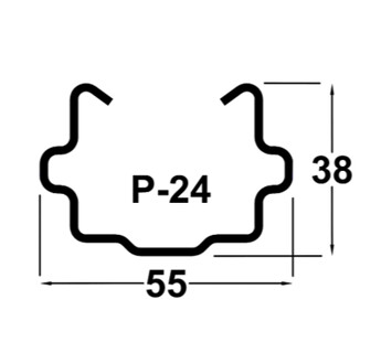 PIQUET GALVA POSVIMAN 2M00 P24 Z275 EP1.5MM ENCOCHE ZCH-N