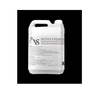 DECOLLE ETIQUETTE DESTICK BIDON 5 L