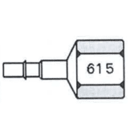 EMBOUT P/RACCORD RAPIDE N° 615