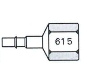 EMBOUT P/RACCORD RAPIDE N° 615