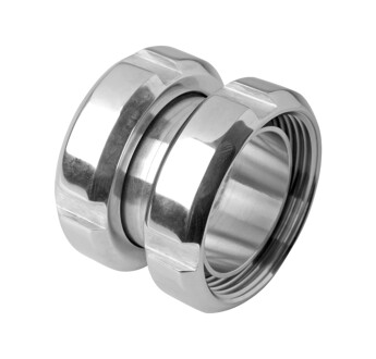 RACCORD DOUBLE FEMELLES 40 INOX 316