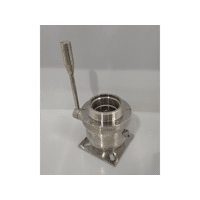 VANNE BOULE 120X120 BC / 70 M 3T + PURGE - INOX 316