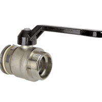 VANNE A BOULE LAITON MÂLE / MÂLE 1''1/2 (40/49) X 40 MACON