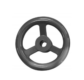VOLANT SERRAGE M14 DN135 NYLON NOIR